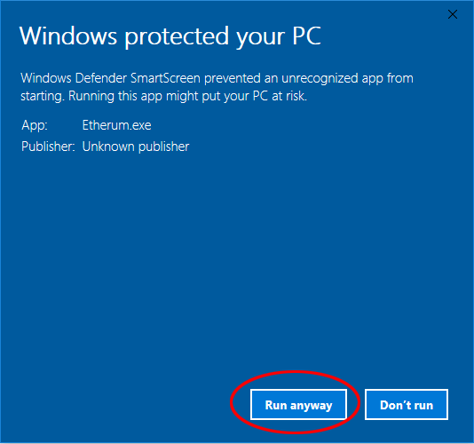 Windows Defender SmartScreen